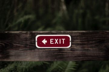 Exit sign