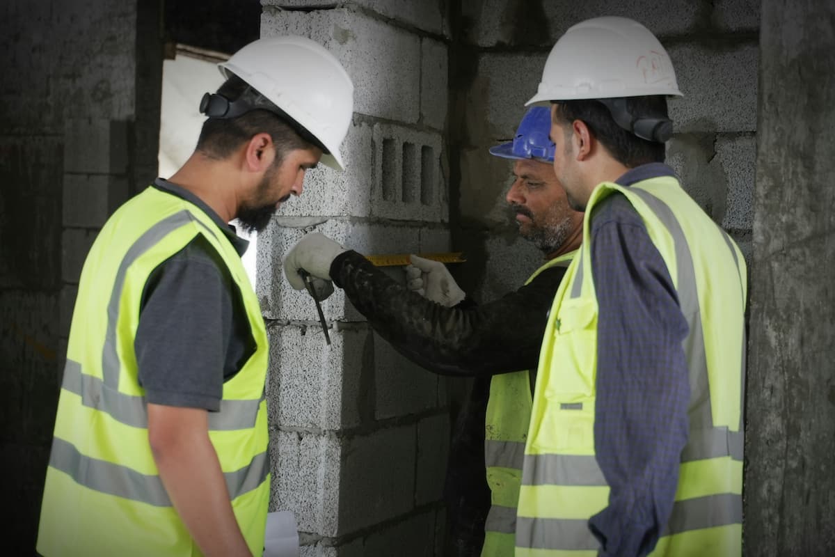 Heavy construction work